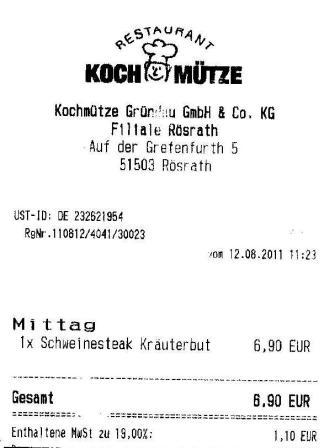 kscd Hffner Kochmtze Restaurant